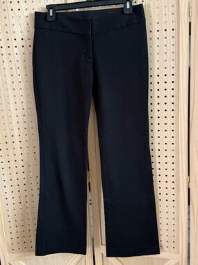 LOFT Black Boot Cut Stretch Pants
